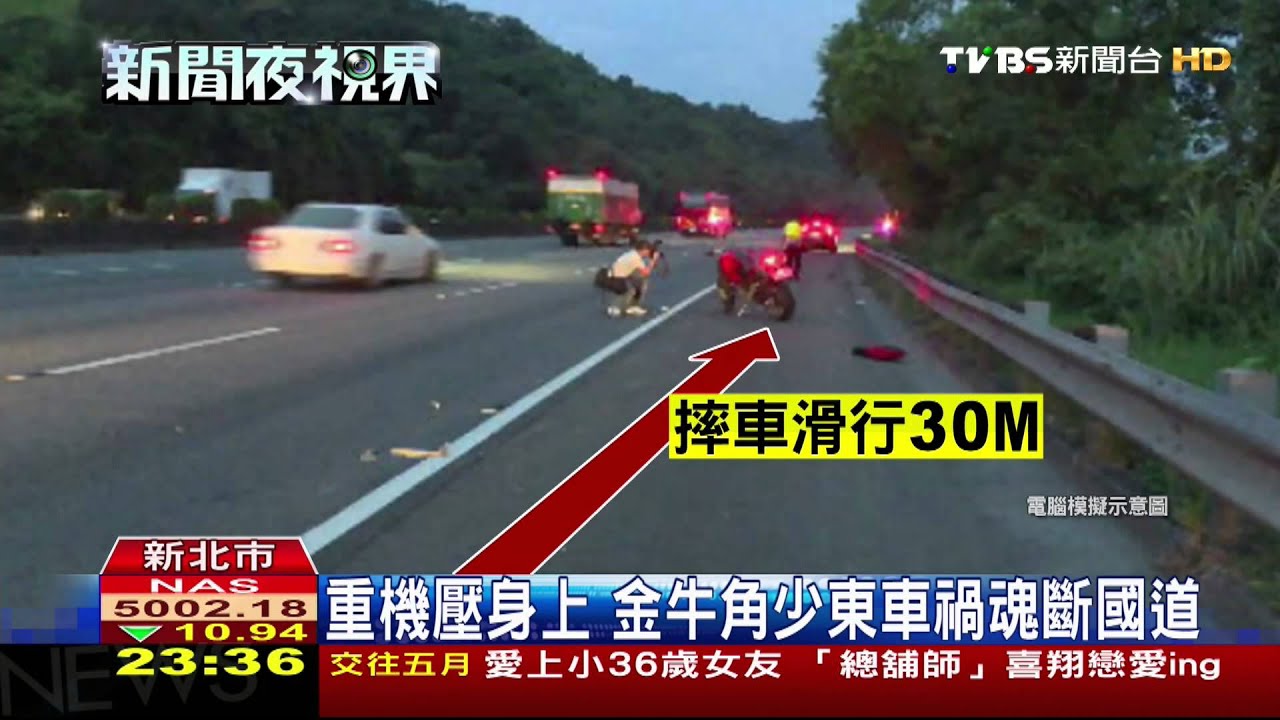 重機壓身上　金牛角少東車禍魂斷國道