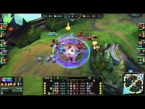 LoL Miss Fortune Ace 35m (14-6-9), vs fed Katarina
