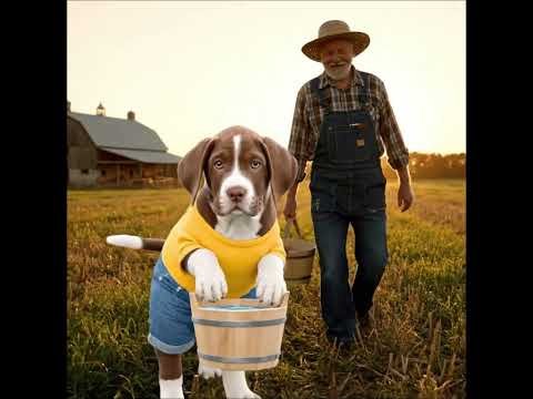 The Poor Farmer Dog Help His Owner WIth Crops