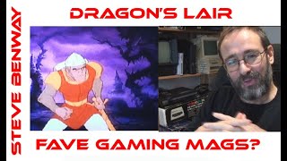 Dragon's Lair on Atari Jaguar CD / My favourite gaming magazines.