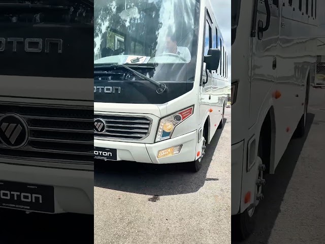 video of FOTON AUV H7 INTERCITY BUS 27 seats manua Diesel type Tourist & Commuter Transport Institutional Bus