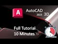 AutoCAD 2025 3D Tutorial For Beginners