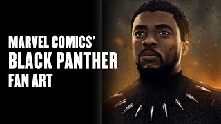 Marvel Studios' Black Panther - Chadwick Boseman - Fan Art