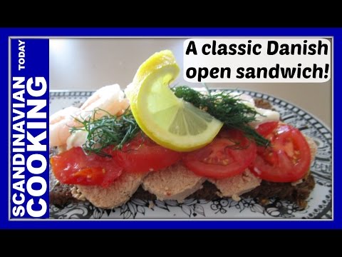 How To Make Homemade Cod Roe Open Face Sandwich - Smørrebrød med torskerogn