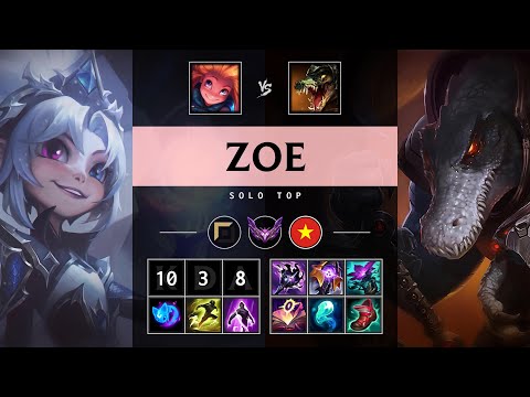 Zoe Top vs Renekton - VN Master Patch 25.18