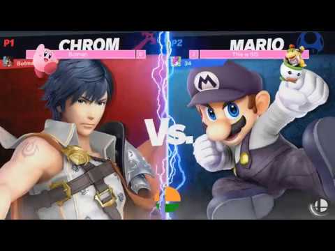 Botman (Joker/Chrom) vs SG (Mario) - Losers Finals - SSB India August Online Tournament