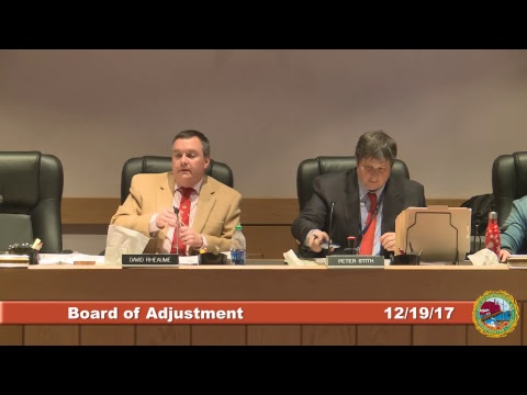 Board of Adjustment 12.19.17
