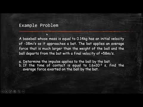 Impulse-Momentum Theorem Example Problem - Impulse and Momentum (Part 2)