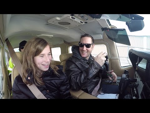 Seona's First Flying Lesson, in 4 Degrees Fahrenheit
