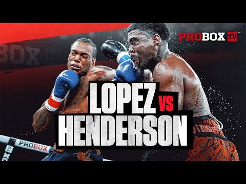 UNBEATEN! Najee Lopez TKO's Kalvin Henderson With DEVASTATING Right Hand!