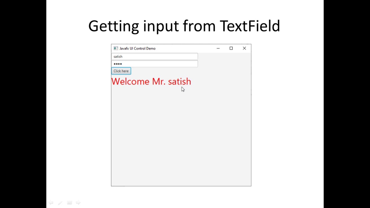 JavaFX - Event Handlers - Handling User Events - Java Programming - CSE1007