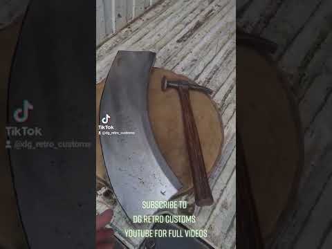 Metal shaping wheel arch repair #shorts #snap-on #panelmaking #panelhammer #metalshaping