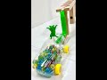 Marble Run ASMR☆ HABA Wave Slope, Skeloeton Car #shorts #marblerun @marblerunone