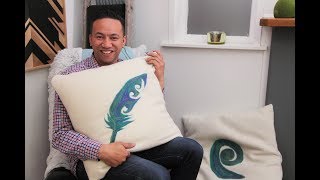 Youtube thumbnail for How to make pillows out of woollen blankets