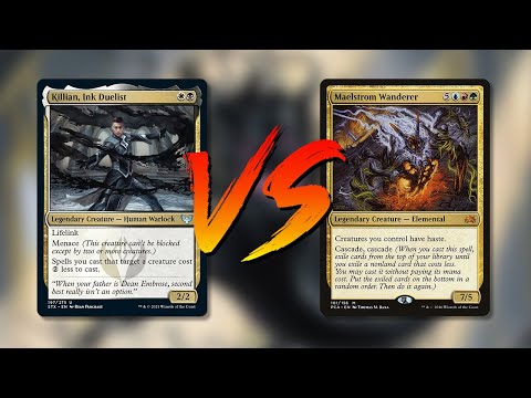 Killian vs Maelstrom Wanderer | MTGO Commander Gameplay | Magic the Gathering 1v1 EDH | tribalkai
