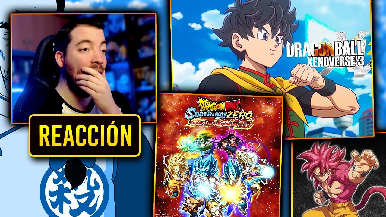 HOS-TIA!! Mi REACCIÓN a DRAGON BALL XENOVERSE 3, el NUEVO SPARKING ZERO, Goku SSJ4 Daima en FighterZ