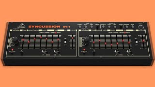 Video thumbnail for Behringer Syncussion SY-1 (2024) Analog Percussion Synthesizer by Nacho Marty Meyer