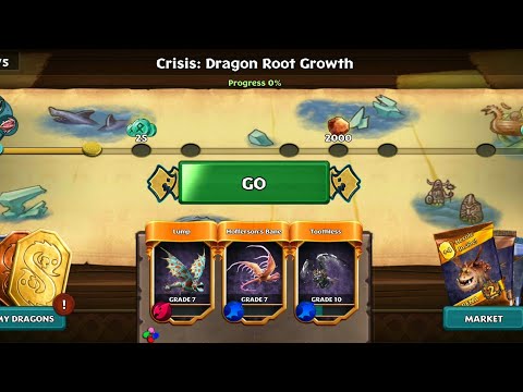 Crisis:Dragon Root Growth - New Gauntlet Event - Dragons:Rise of Berk