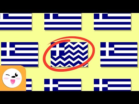 Encuentra la bandera diferente - Aprende las banderas de Europa - Atención visual para niños
