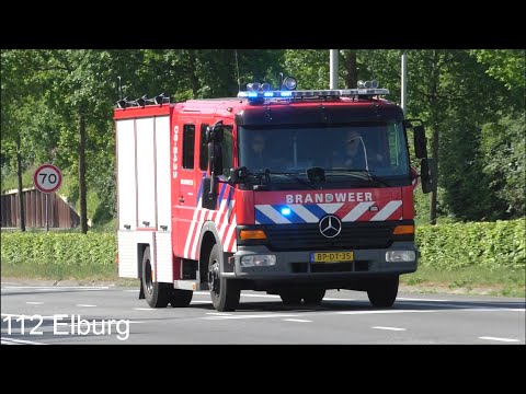 [PRIMEUR] P1 06-8435 Rijopleiding Brandweer met spoed door Zwolle