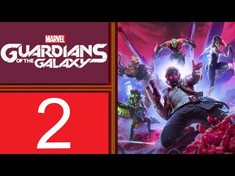 Marvel's Guardians of the Galaxy playthrough pt2 - Combat, Weird Creatures and Cool Team-ups!