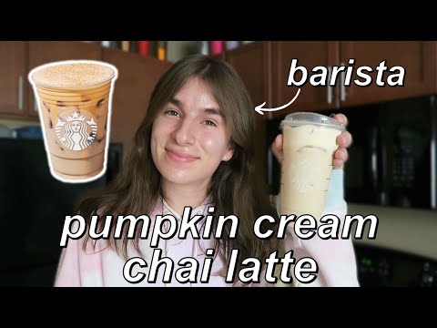 How To Make A Starbucks Iced Pumpkin Cream Chai Tea...