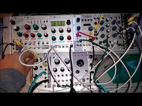 Piano Drone (Tim Hecker Style): Modular Synth Jam w/ Radio Music Looping Mode, Rings FM Mode
