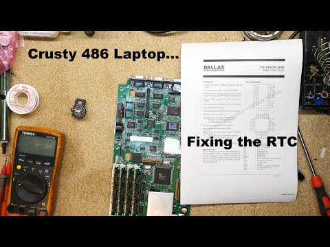 #93 - 486SX Laptop PT2 - Fixing the CMOS
