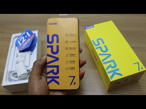 Tecno Spark 7P Unboxing & Specifications
