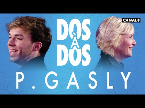 Pierre Gasly dos à dos avec Catherine Ceylac - Clique - CANAL+