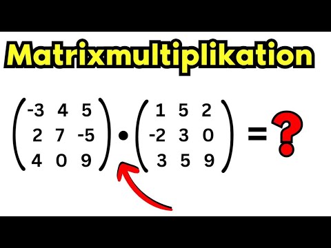 3x3 Matrizenmultiplikation - Matrix mit Matrix multiplizieren (Falksche Schema)