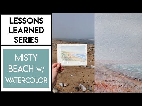 Watercolor Plein Air at the Beach ✶ Lessons Learned Series #3