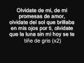 PAULINA RUBIO- Olvidate De Mi Lyrics 