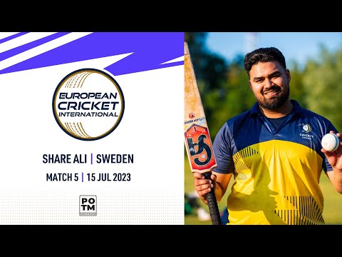 POTM : S.Ali - HUN vs SWE | Highlights | ECI Hungary | 15 July 2023 | ECI23.089