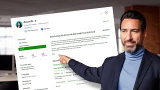Upwork Profile Review (Data Analysis and PowerBuy in Excel)