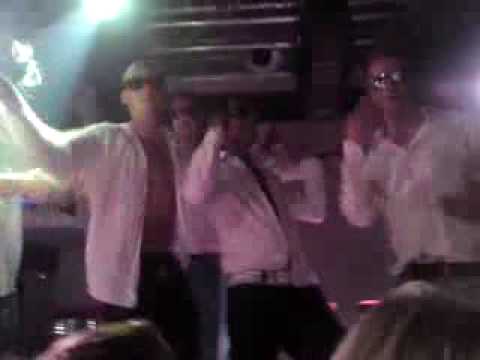 Het optreden van de Sexy manne van GOGO in Lloret de mar..