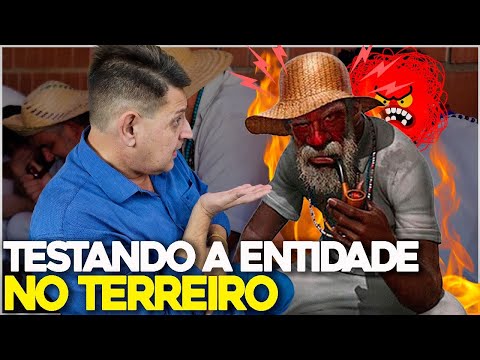 CONSULENTE testou a ENTIDADE no terreiro