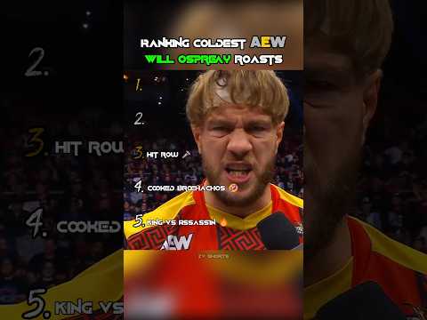 Will Ospreay AEW Coldest Roasts #shorts