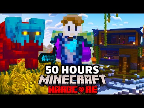 Insane 50-Hour Hardcore Challenge in Minecraft 1.20.1!