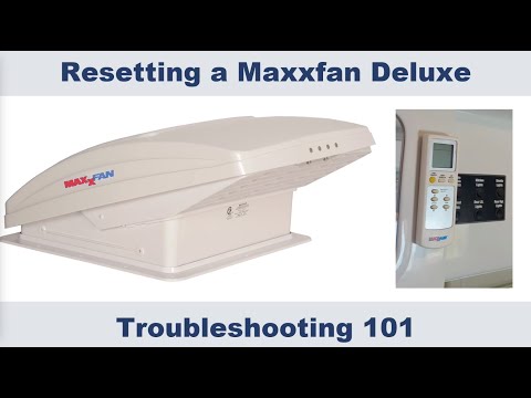 Resetting or rebooting a Maxxair Fan