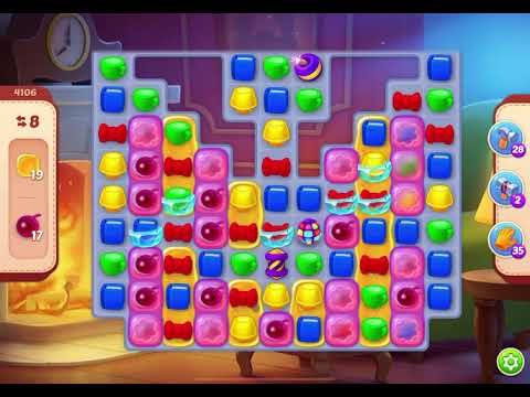 HomeScapes Level 4106 no boosters (19 moves)