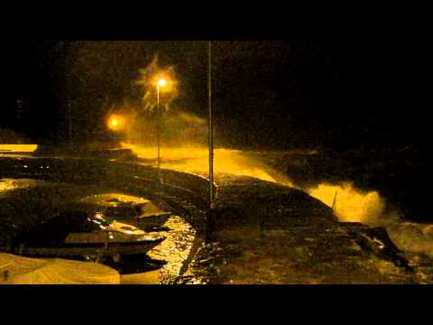 La tempête Andrea à la Tour-de-Peilz