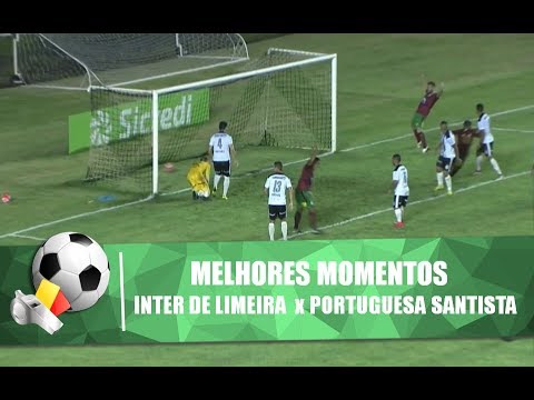Melhores momentos de Inter de Limeira x Portuguesa Santista - Futebol na REDEVIDA - 17/03/2019