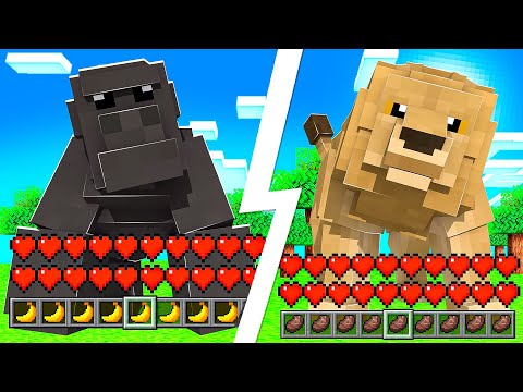 MI TRASFORMO IN TUTTI GLI ANIMALI DI MINECRAFT