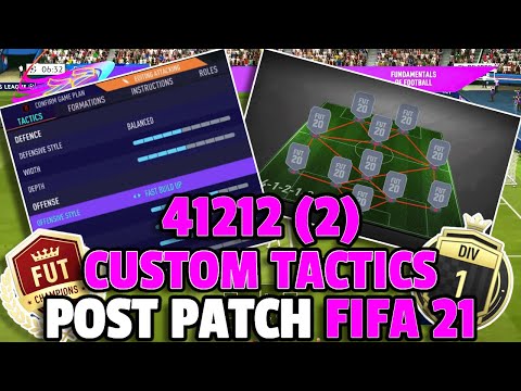 FIFA 21 BEST 41212 (2) *POST PATCH* CUSTOM TACTICS & PLAYER INSTRUCTIONS!! | FIFA 21 ULTIMATE TEAM