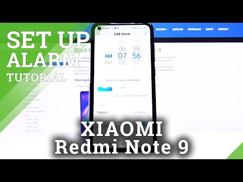 How to Set Alarm Clock on XIAOMI Redmi Note 9 – Find Alarm Settings