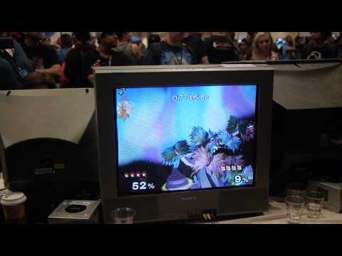 BrickLee (P4) vs Kreider#20 (P1) - EVO 2015 - Melee Pools Game 2