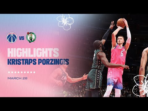 Highlights: Kristaps Porzingis puts up 32 points vs Boston Celtics - 3/28/23