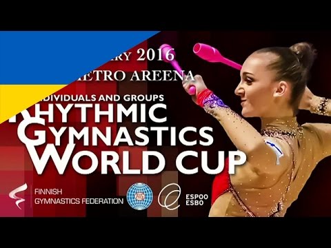 Viktoriia MAZUR Clubs Qualify Rhythmic Gymnastics World Cup 2016 Espoo