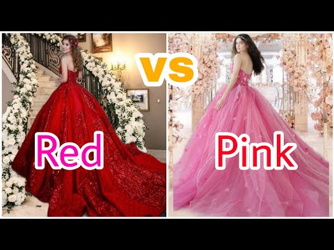 Red vs Pink |Pink vs Red |Choose one(Pick one)Which one is your Favourite/This or That